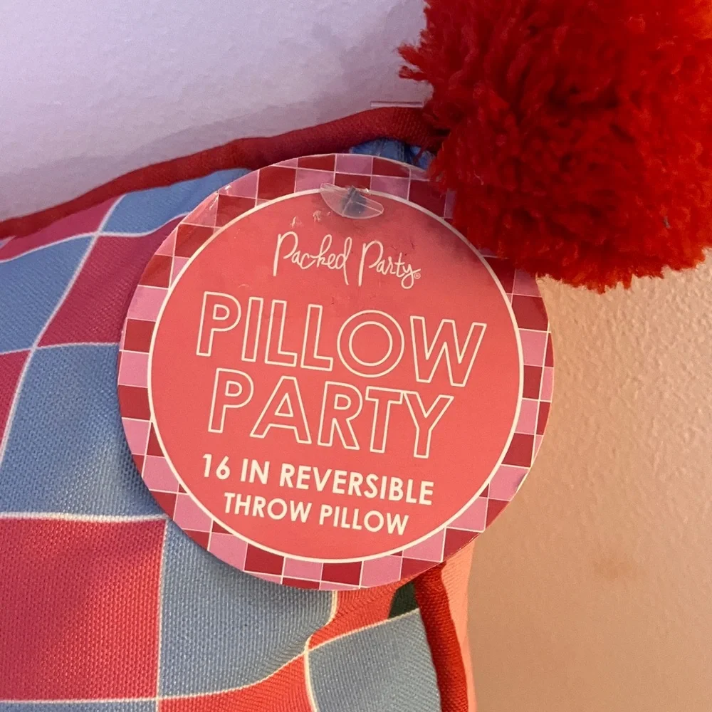 “Homebody” Cute colorful Pillow by Packed Party 🎈